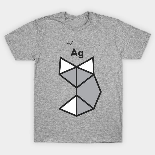 Silver Fox 47 Ag T-Shirt by SaKaNa